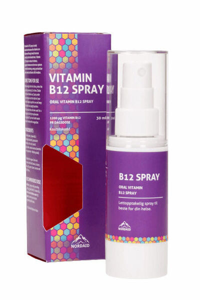 Nordaid  Vitamin B12 v perorálním spreji 30 ml porovnat ceny