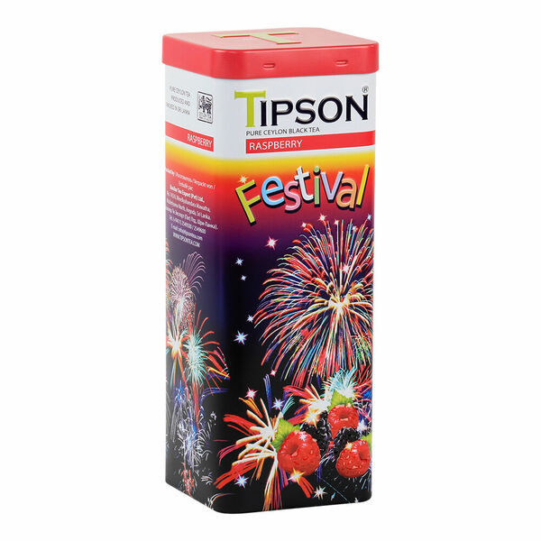 TIPSON Festival Raspberry černý sypaný čaj 75 g porovnat ceny