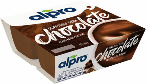 Alpro sójový dezert s příchutí hořké čokolády 4x125g porovnat ceny