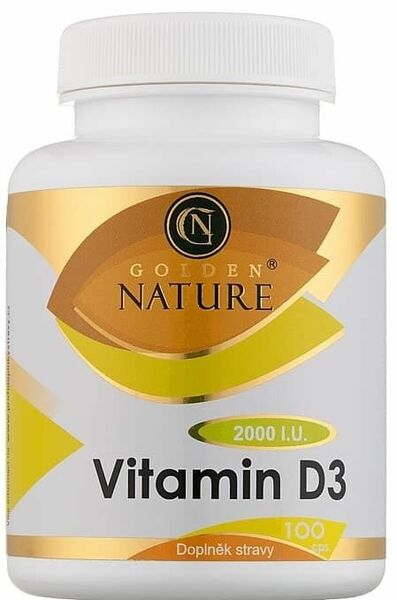 Golden Nature Vitamin D3 2000 I.U.+K2 MK-7+Omega 3 100 kapslí porovnat ceny