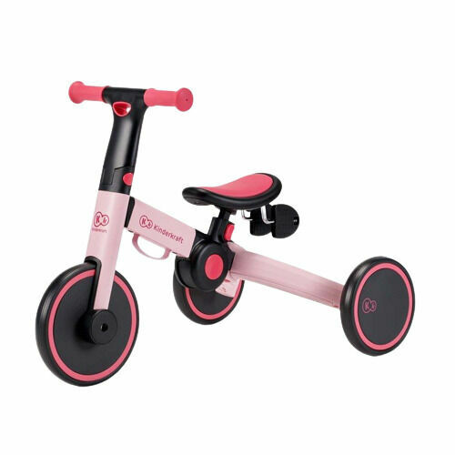 Kinderkraft Tříkolka 4TRIKE černá/růžová 1 ks porovnat ceny