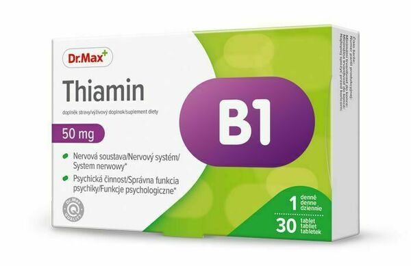Dr.Max Thiamin B1 50 mg 30 tablet porovnat ceny