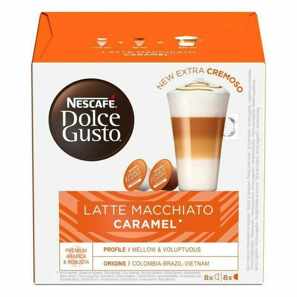 Nescafé Dolce Gusto® Latte Macchiato Caramel kávové kapsle 16ks porovnat ceny