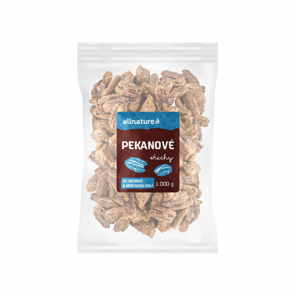 ALLNATURE Pekanové ořechy se skořicí a mořskou solí 1000 g porovnat ceny