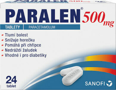 Paralen 500mg neobalené tablety 24 porovnat ceny