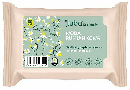 LUBA Vlhčený toaletní papír Heřmánek 50 ks porovnat ceny