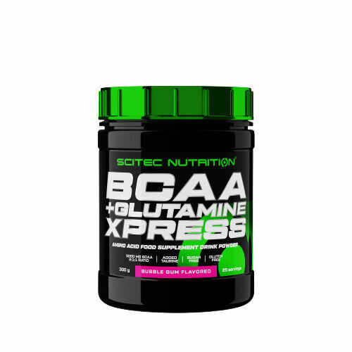 SciTec Nutrition BCAA + Glutamine Xpress bubble gum 300 g porovnat ceny
