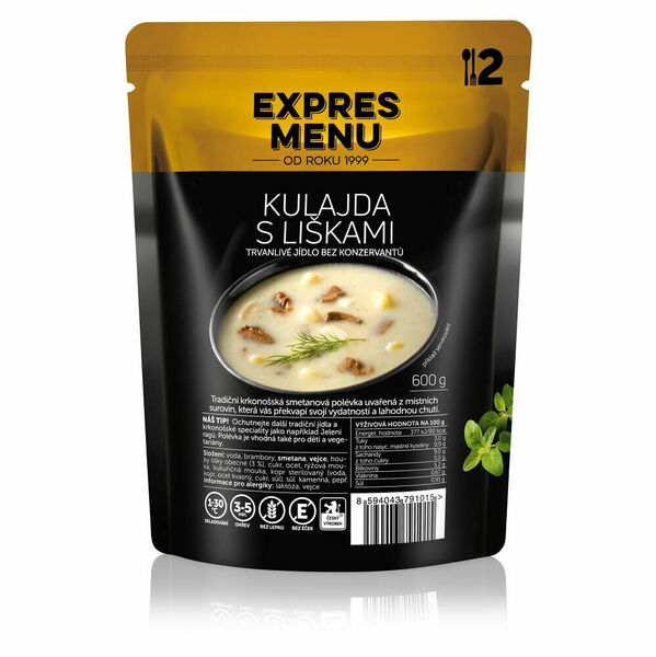 EXPRES MENU Kulajda s liškami bez lepku 2 porce porovnat ceny