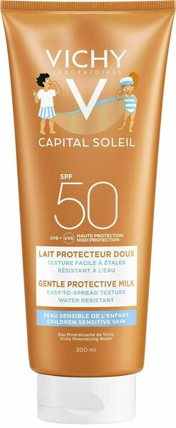 II. jakost Vichy Capital Soleil Ochranné mléko pro děti na obličej a tělo SPF 50 300 ml porovnat ceny