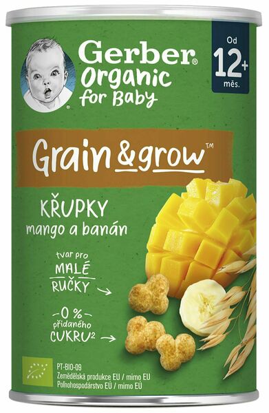 Gerber Organic Křupky s mangem a banánem 35 g porovnat ceny