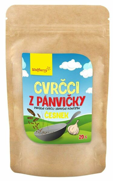 Wolfberry Cvrčci z pánvičky - Česnek 20 g porovnat ceny
