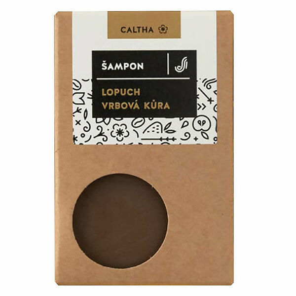CALTHA Tuhý šampon Lopuch a vrbová kůra 100 g porovnat ceny