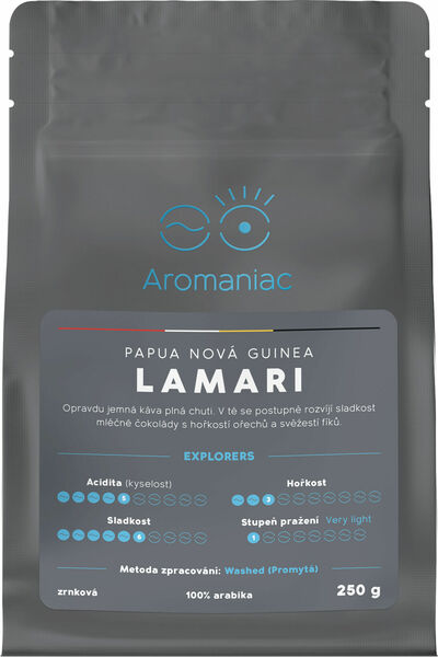 Aromaniac Papua Nová Guinea Lamari - zrnková 250 g porovnat ceny