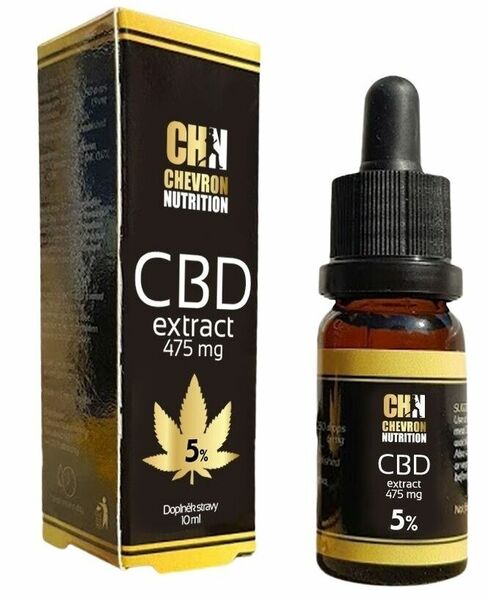 Chevron Nutrition CBD Konopný olej 5% 475mg 10ml porovnat ceny