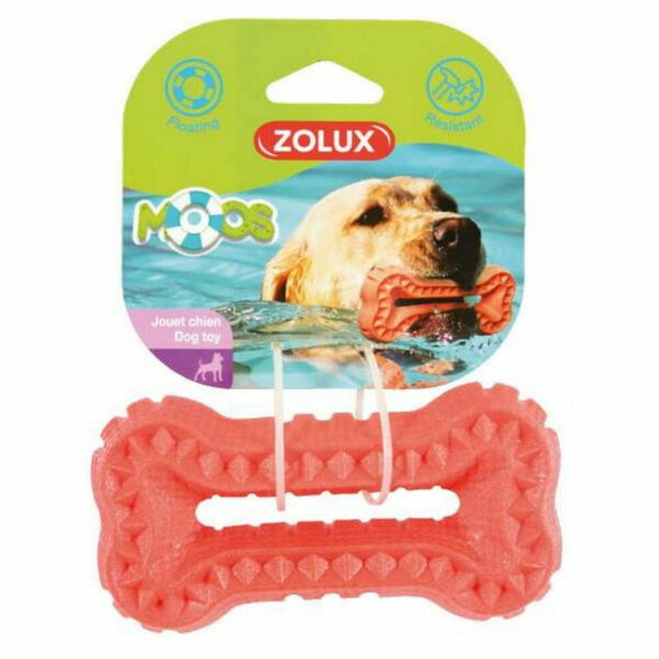 ZOLUX Hračka pes Bone Moos TPR lososová 13 cm porovnat ceny