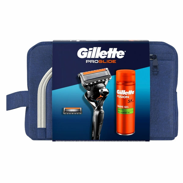 GILLETTE Proglide strojek + Sensitive gel 200ml +2NH Dárkové balení porovnat ceny