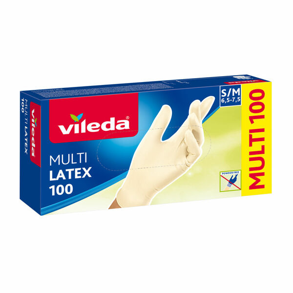 Vileda MultiLatex vel. S/M rukavice 100 ks porovnat ceny