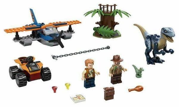 Lego Velociraptor: Záchranná mise s dvouplošníkem 75942 porovnat ceny