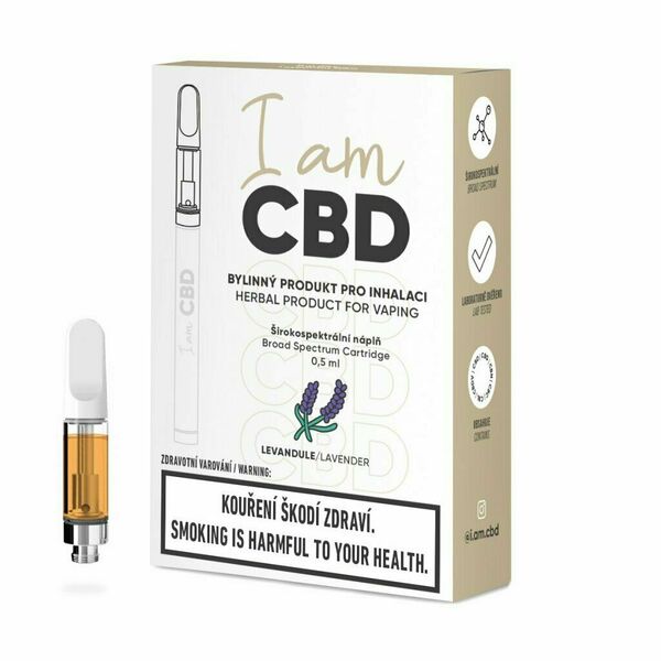 I am CBD náplň do inhalátoru širokspektrální CBD levandule porovnat ceny
