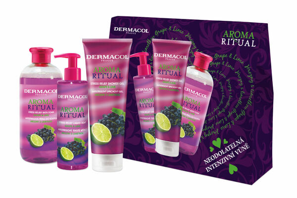 Dermacol dárkový balíček Aroma Ritual - Hrozny s limetkou I. porovnat ceny