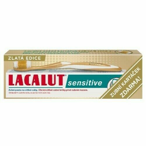 Lacalut Sensitive zubní pasta 75ml ZLATÁ EDICE porovnat ceny