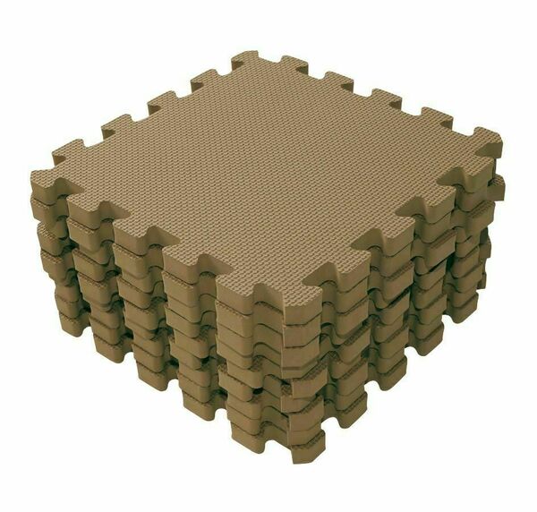 Baby Dan hrací podložka puzzle Brown 90x90cm porovnat ceny