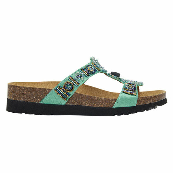 SCHOLL New bogotta wedge dámské pantofle akvamarín 1 pár, Velikost obuvi: 37 porovnání ceny