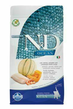 N&d Ocean Cat Kitten Cod & Shrimp&pumpkin&melon 1,5kg porovnat ceny