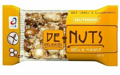 Nutrend  Denuts Ořechová tyčinka Kešu&Mandle 35g porovnat ceny