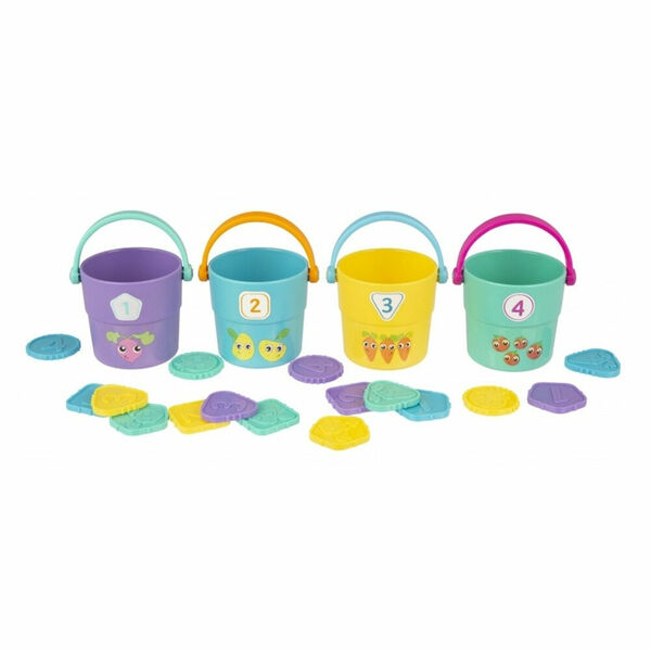 PLAYGRO Počítání s barevnými skládacími kyblíčky porovnat ceny