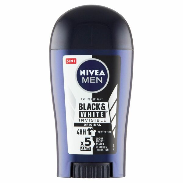 Nivea MEN Black&White tuhý antiperspirant 40 ml porovnat ceny
