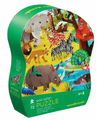 Crocodile Creek Puzzle Divoké Safari 72ks porovnat ceny