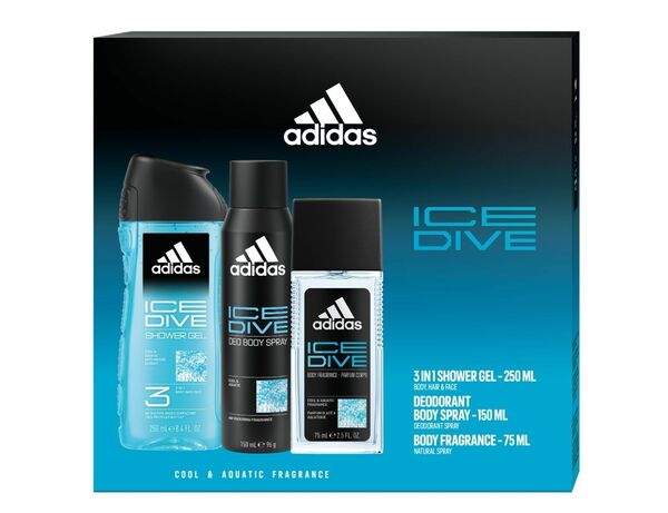 Adidas Ice Dive vánoční kazeta 3 ks porovnat ceny