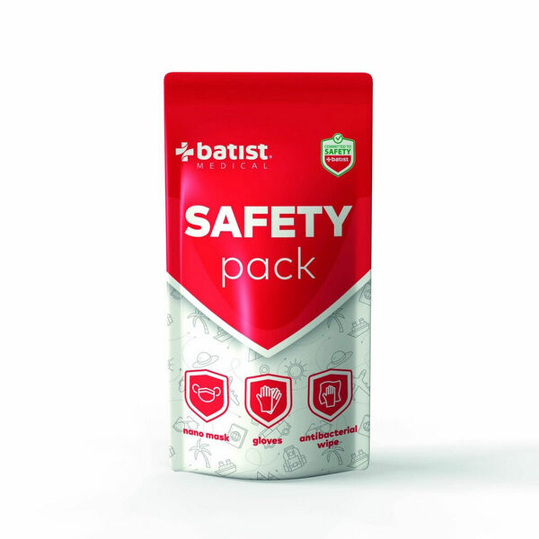 BATIST Safety pack maska + rukavice + ubrousek porovnat ceny