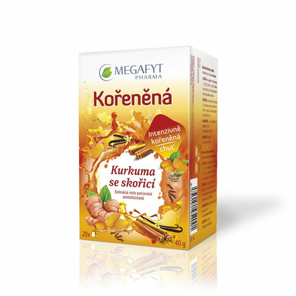 MEGAFYT Kořeněná kurkuma se skořicí 20 x 2 g porovnat ceny