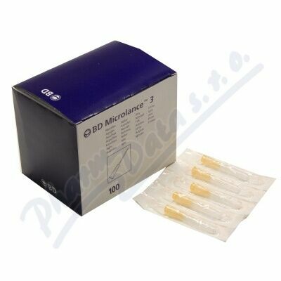 BD Microlance Inj. jehla 25G 0.50x16 oranž.100ks porovnat ceny
