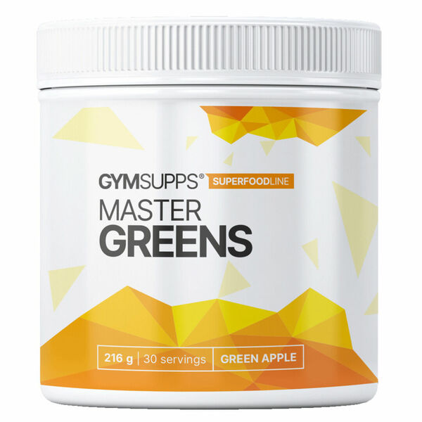 Gymsupps Master Greens zelené jablko porovnat ceny
