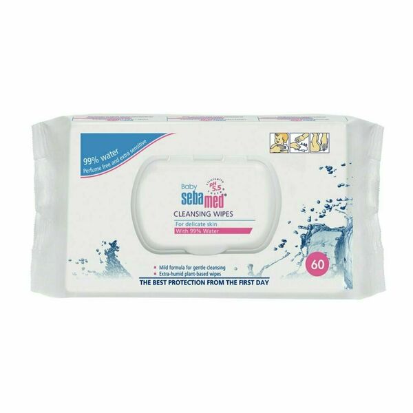 Sebamed Baby Dětské vlhčené ubrousky s 99 % vody 60 ks porovnat ceny