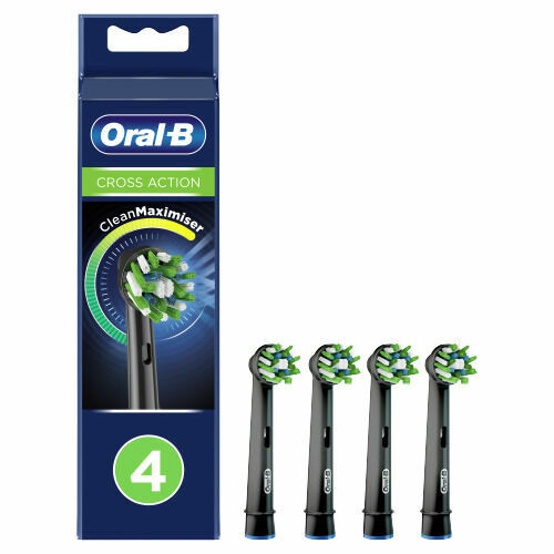 Oral-B CrossAction Náhradní kartáčková hlava černá edice 4ks porovnat ceny