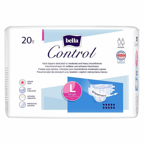 BELLA Control plenkové kalhotky L 20 kusů porovnat ceny