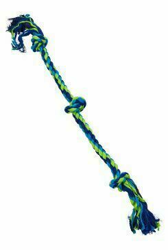 Hračka Pes Buster Dent.rope 3 Uzly Modrá/limet.91cm Xl porovnat ceny