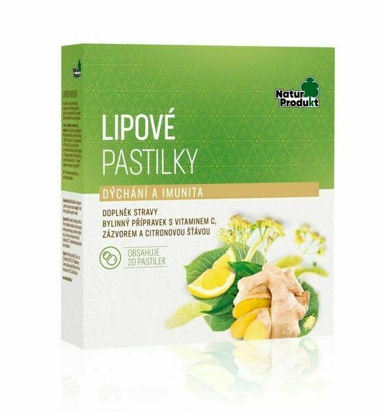 Naturprodukt Lipové pastilky 20 ks porovnat ceny