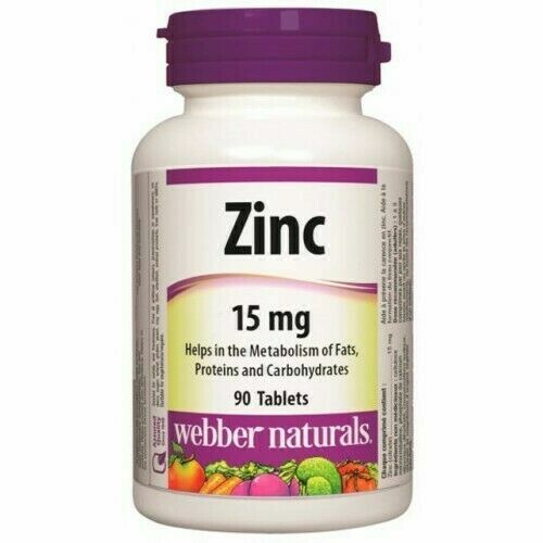 Webber Naturals Zinek 15mg 90 tablet porovnat ceny