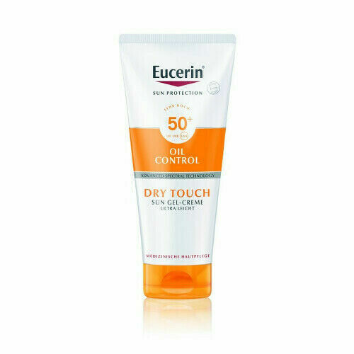 EUCERIN SUN Krémový gel na opalování Dry Touch Oil Control SPF 50+ 200 ml porovnat ceny