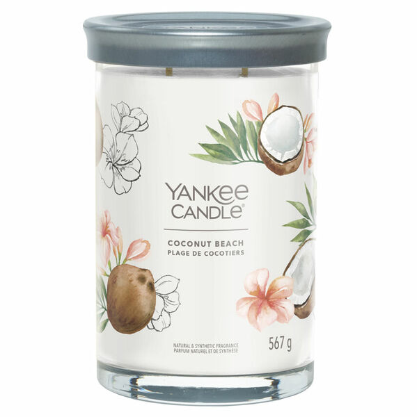 YANKEE CANDLE Signature Tumbler velký Coconut Beach 567 g porovnat ceny