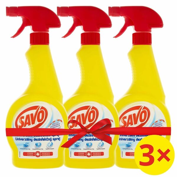 Savo Univerzální dezinfekční sprej 3x500ml porovnat ceny