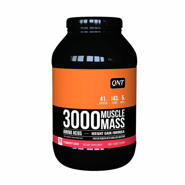 QNT 3000 Muscle Mass Jahoda 1300 g porovnat ceny