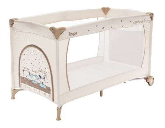 Zopa Postýlka skládací Camping 2 Animal Beige porovnat ceny