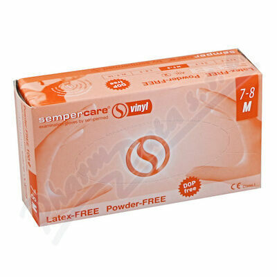 Rukavice vyš. Sempercare Vinyl vel.M/100ks b.p. porovnat ceny