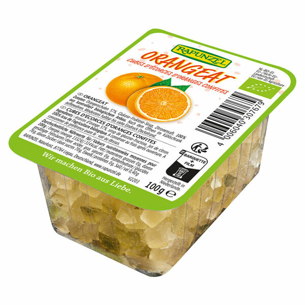 RAPUNZEL Kandovaná pomerančová kůra BIO 100 g porovnat ceny